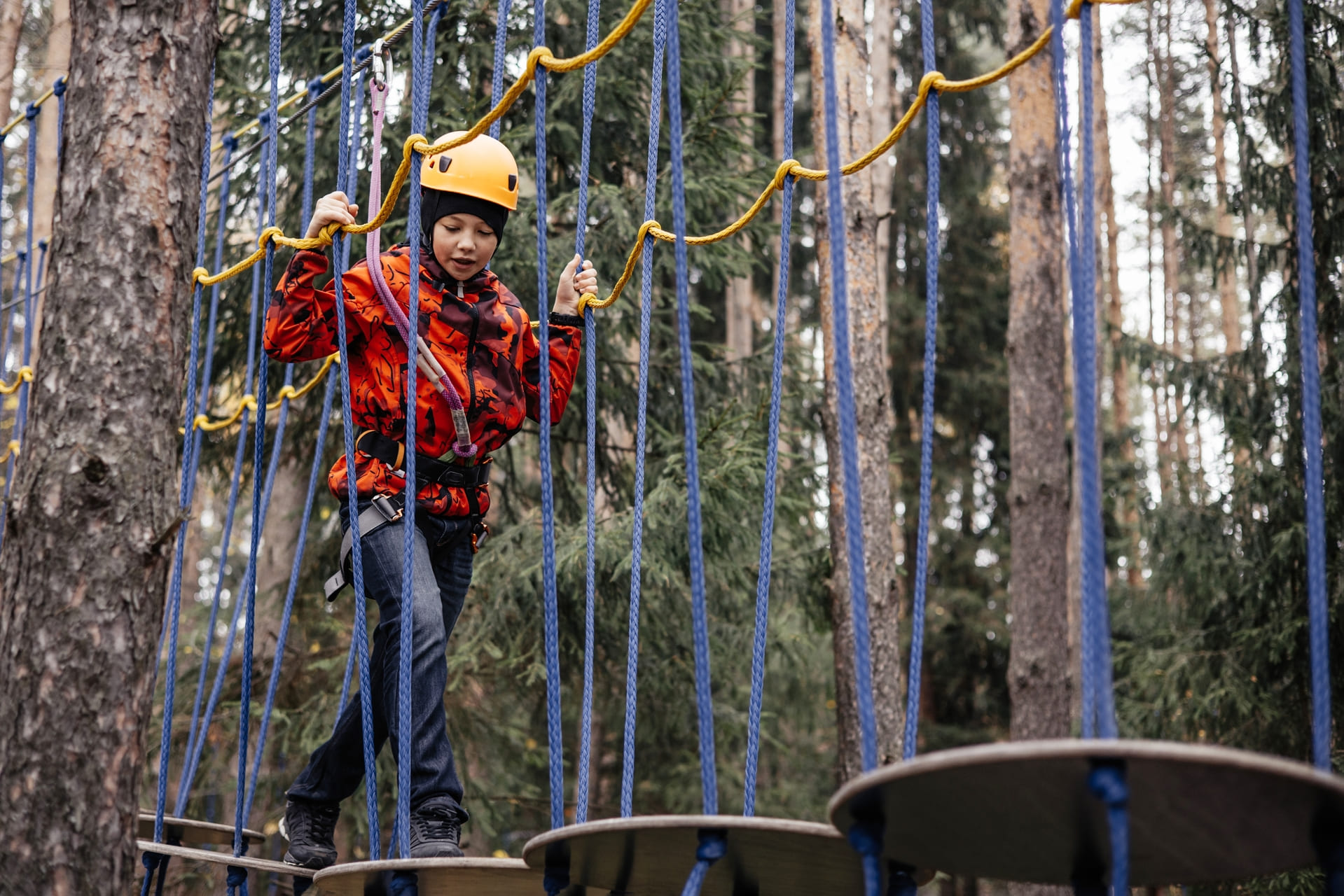 Parco avventura gita scolastica Trentino